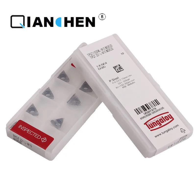 10 шт. ЧПУ Япония Tungaloy TPGT110304L-W15 NS9530 TPMT090204-PS для токарной фрезеровки канавок резьбы |