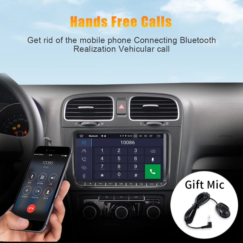 Flash Deal Car 9" Multi Touch Screen Android 9.0  GPS Radio for Seat Leon Alhambra Altea Toledo Car Stereo Multimedia Navigation 3