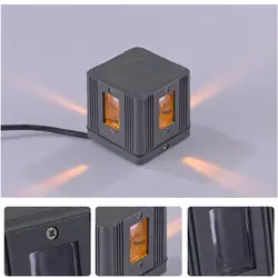 3 Вт IP65 4Led Водонепроницаемый площади настенный светильник светодиодный настенный светильник AC85-265V настенные бра украшение для KTV диско-бар