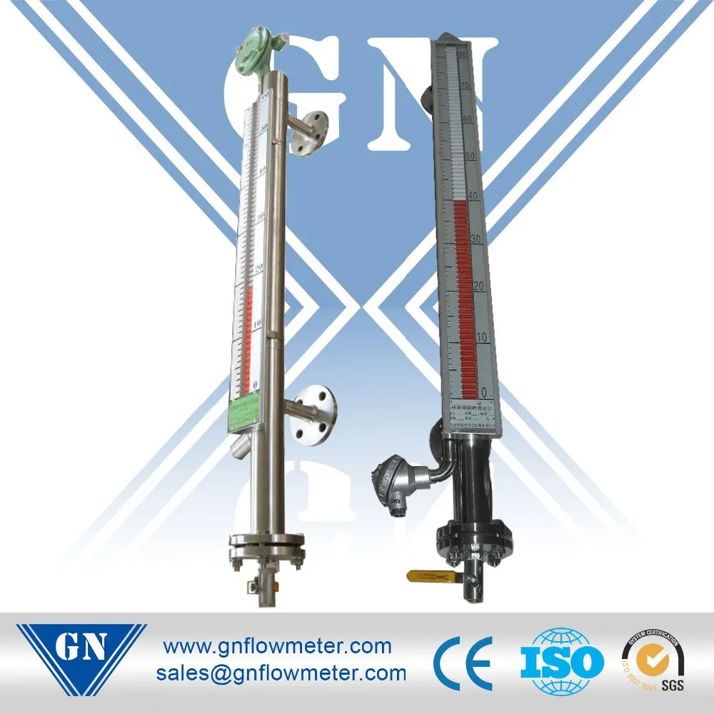 

500mm measuring range Mechanical display side mounted water level indicator