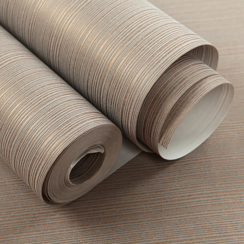 Buy Modern Stripe Non Woven Wallpaper roll for walls