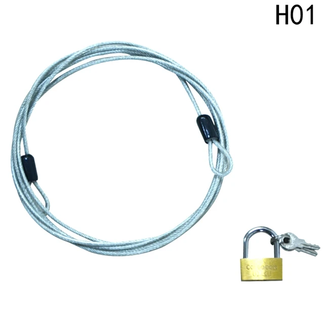 Metal Car Hood Lock Wire rope metal lock car lock car cover suitcase