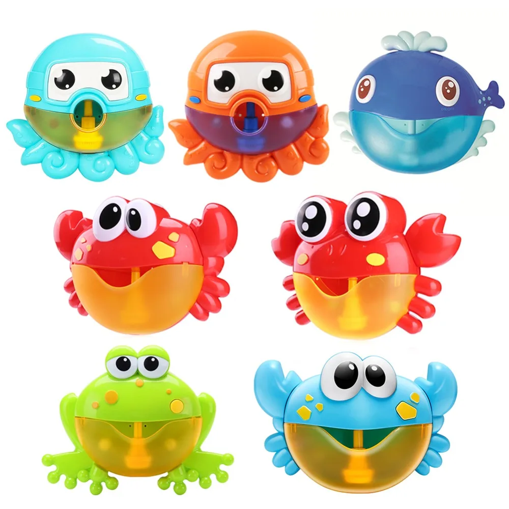 Bubble Machine Crabs Music Light Electric Bubble Maker Baby Kids Outdoor Swimming Bathtub Soap Machine with Music Water Toy Cute Bubble Machine Crabs Music Light Electric Bubble Maker Baby Kids Outdoor Swimming Bathtub Soap Machine with Music Water Toy Cute