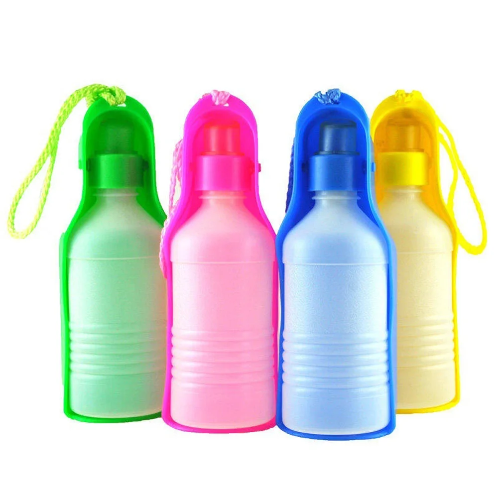 

Hot Selling Creative Potable Pet Dog Cat Water Feeding Drink Bottle Dispenser High Quality Travel Bowl 500 ml Water feeder