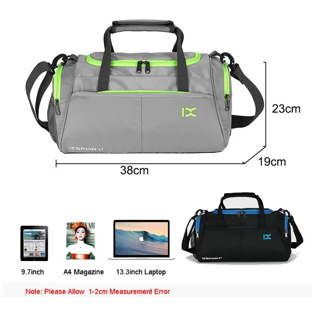 Training Gym Bags Fitness Travel Outdoor Sports Bag Handbags Shoulder Dry Wet shoes For Women Men Sac De Sport Duffel  XA77WA 5