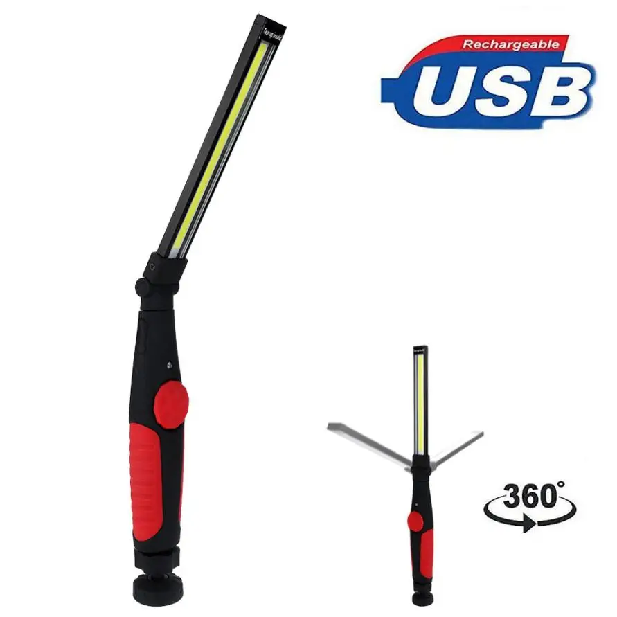 40 chip COB New Multifunction Portable Rechargeable COB LED Slim Work