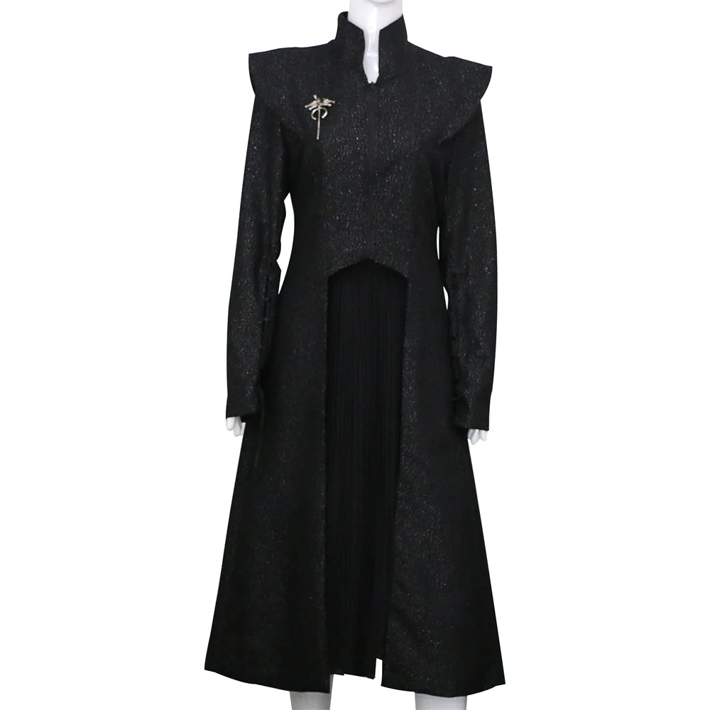 Free Shipping Daenerys Targaryen Costume Cosplay Halloween Dress Cosplay Game of Thrones Season 7 Costume Fancy Dress (16)