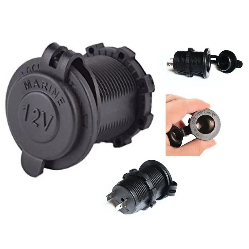 12V/24V автомобиль Лодка 2.4A USB зарядка порт розетка с выключателем|Зажигалка| |