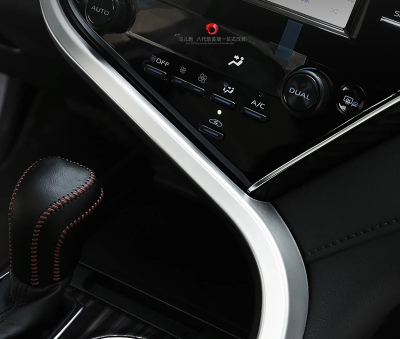 ABS Матовый Интерьер передний центр s-образная приборная панель отделка левый руль 1 шт. для Toyota Camry XV70