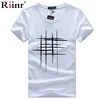 Nouveaux hommes été t-shirt marque-vêtements impression t-shirt mâle impression Slim Fit manches courtes t-shirt jaune blanc t-shirt pour homme ► Photo 1/6