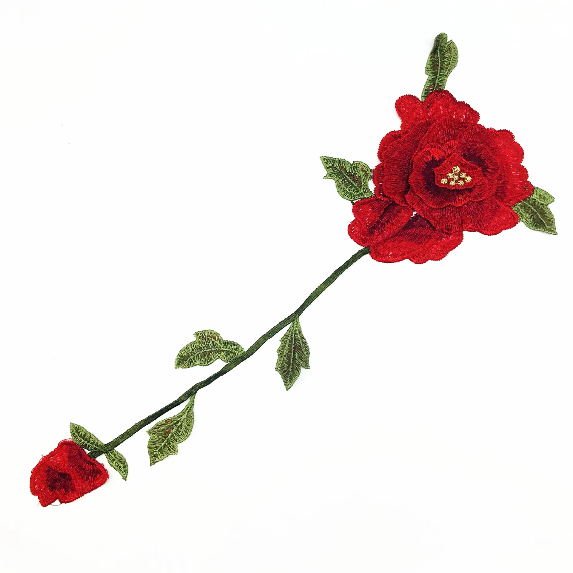 

2019 new fashion DIY applique Water soluble embroidery costume decoration dimensional Colorful decals applique accessories