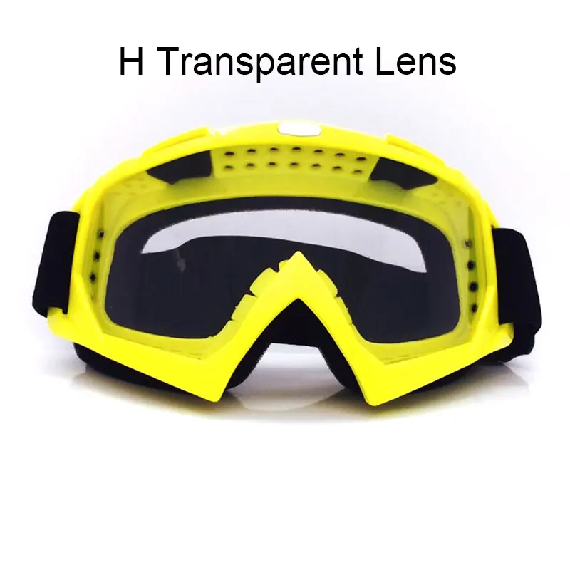 Nordson, уличные мотоциклетные очки, спортивные, для шоссейных гонок, ранец, мотоцикл, мото, для грязного велосипеда, очки для гонок, лыж, ветрозащитные очки - Цвет: H Transparent Lens