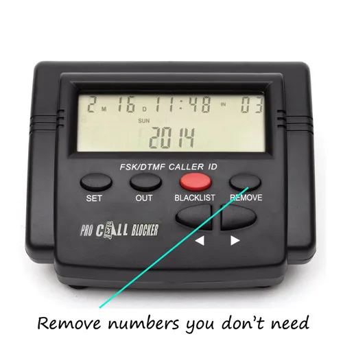 Caller id Boxes display, 1500 números de capacidade, Market : Us, uk, geman, spain, canada