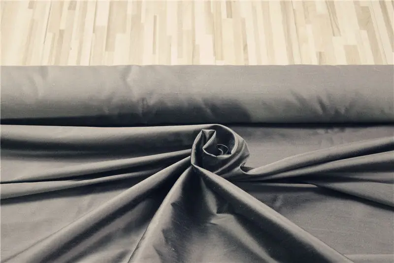 Шелк ткань DUPIONI Ткань для платья детские постельные принадлежности, цвет: серый, кофе, ширина: 114 см, толщина: 19 мм, распродаем Модели 3M,#26, крашенная в пряже