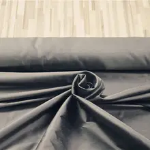 Шелк ткань DUPIONI Ткань для платья детские постельные принадлежности, цвет: серый, кофе, ширина: 114 см, толщина: 19 мм, распродаем Модели 3M,#26, крашенная в пряже