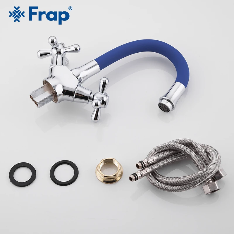 Frap Basin Faucet Double Handle Bath Tap Faucet