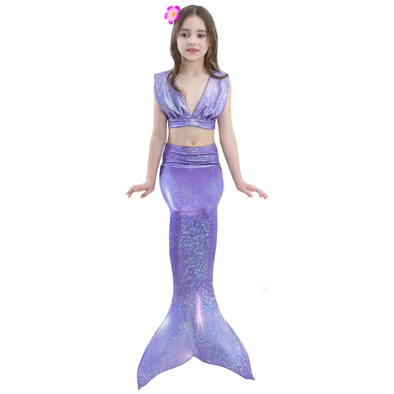 mermaid tails swimwear purple DH17-7