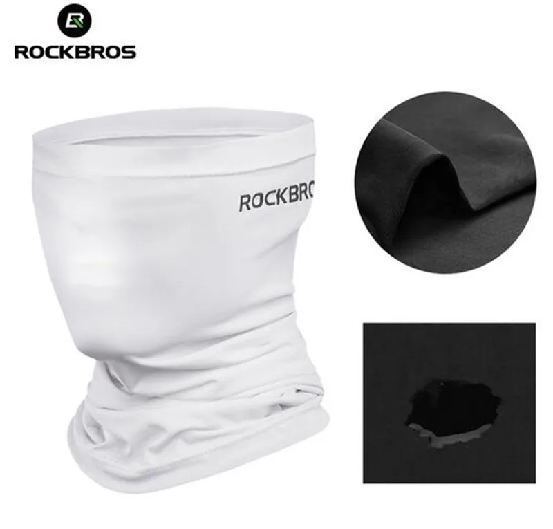 

ROCKBROS Spring Summer Ice Cool Bandana Sports Cycling Scarf Face Mask Outdoor Anti-sweat Running Bicycle Balaclava Face Shield