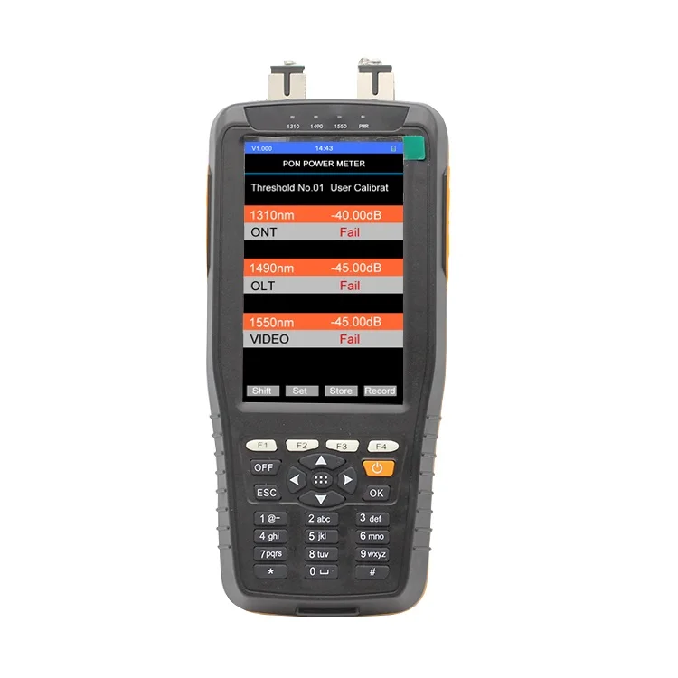 PON оптической Мощность метр с 10 мВт VFL и оптический для EPON GPON xPON OLT ONU 1310/1490/1550nm TM70B