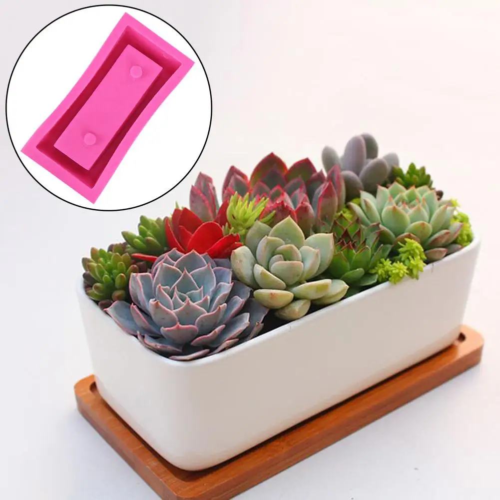 Buy Creative Concrete Cement Flower Pot Mold Silicone