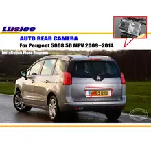 Liislee Автомобильная камера заднего вида для peugeot 5008 5D MPV 2009~ /задняя парковочная камера/HD CCD RCA NTST PAL/номерной знак свет CAM