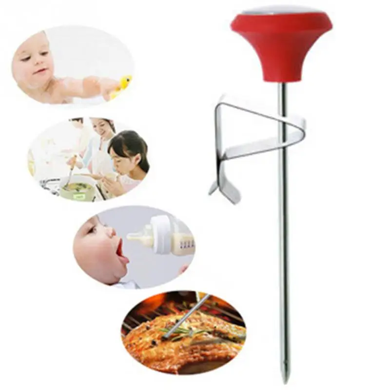 Instant Read Stainless Steel Kitchen Food Cooking Milk Coffee Probe Thermomete | Дом и сад