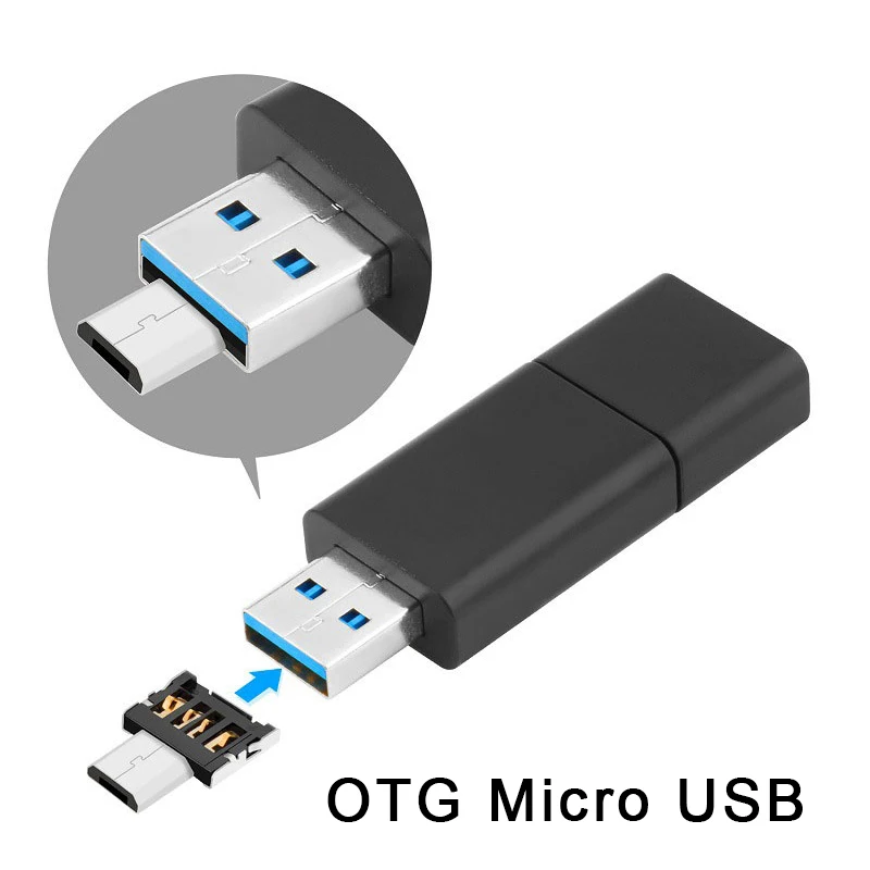 Переходник Mini OTG Micro USB Type C к разъему компактный портативный разъем сплиттер для