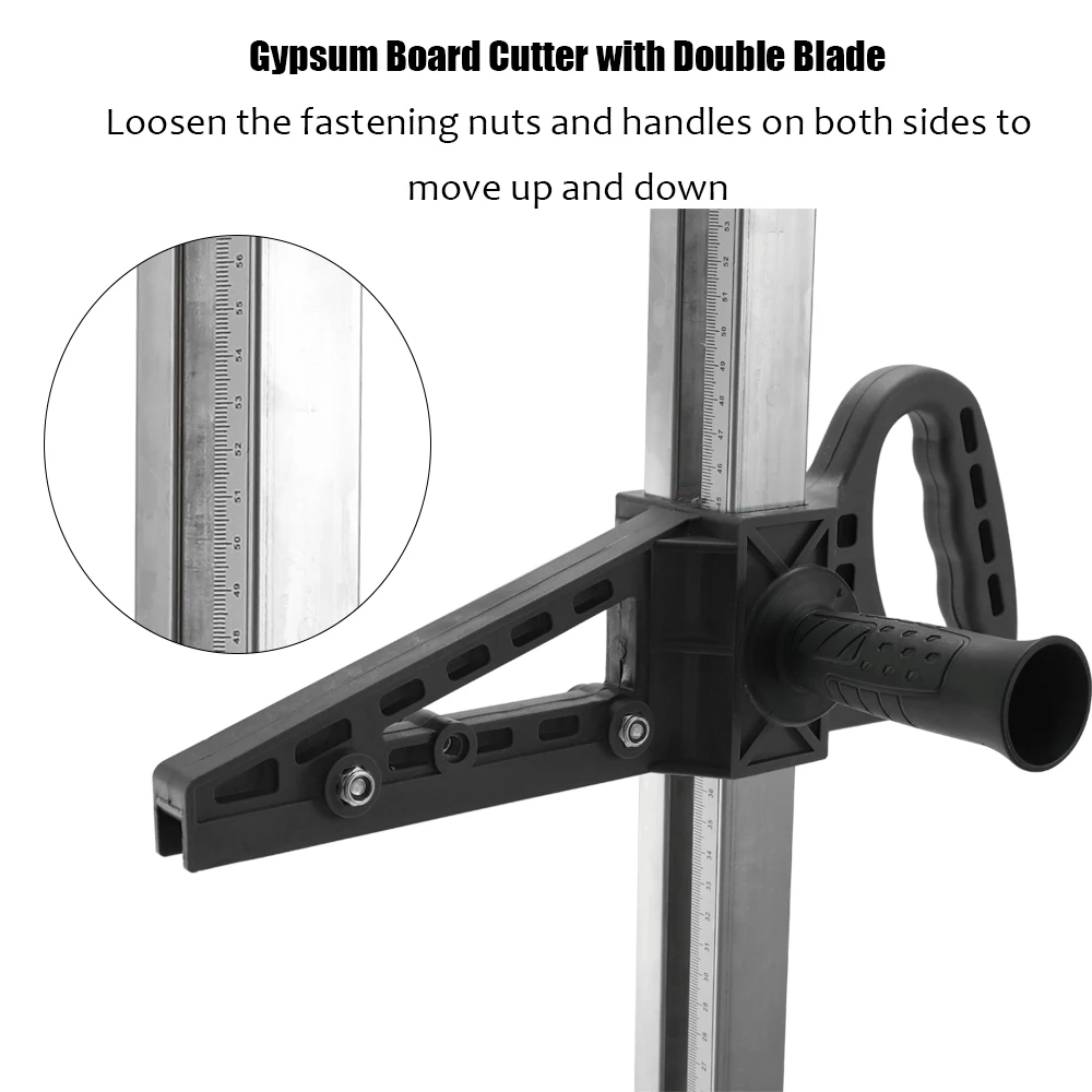 

Manual Portable Gypsum Board Cutter Hand Push Drywall Cutting Artifact Tool Stainless Steel Woodworking Cutting Board Tools