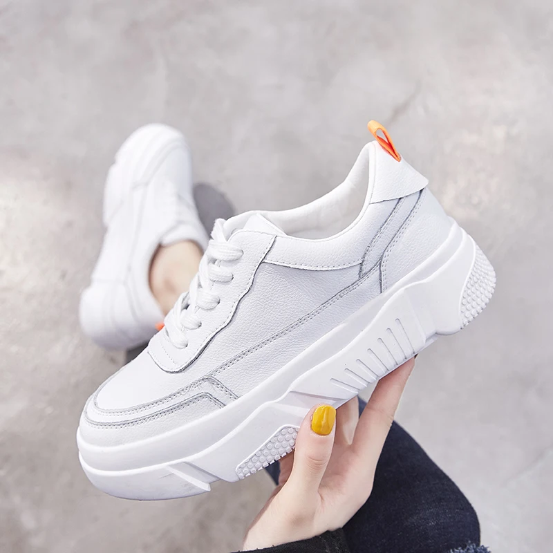 2 Vent Blanc La Collège Chaussures Version Cuir Nouvelle 1 Marée 2018 De En Sport Coréenne Casual Sauvage qawS88