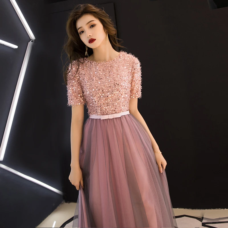 

Bride Party Dress Oriental Womens Cheongsam Noble O-Neck Elegant Long Qipao Luxury Wedding Robes Clothes Vestido XS-XXXL
