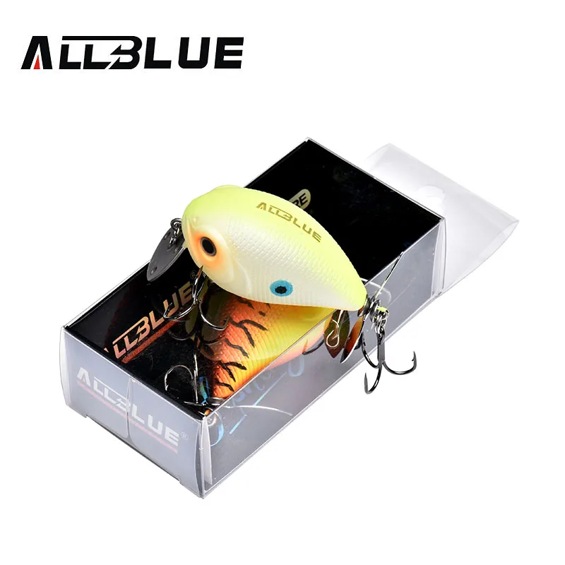 ALLBLUE SPYCRANK 50F плавающая мелкая Дайвинг Crankbait рыболовная приманка 12 5 г/50 мм