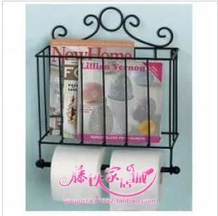 المطاوع الحديد مجلة رف لفة حامل منشفة رف جدار منشفة رف الحمام تخزين الرف