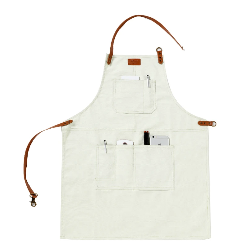 

SenYue Denim Kitchen Cooking Apron with Adjustable Strap Barista Men and Women Homewear Custom logo