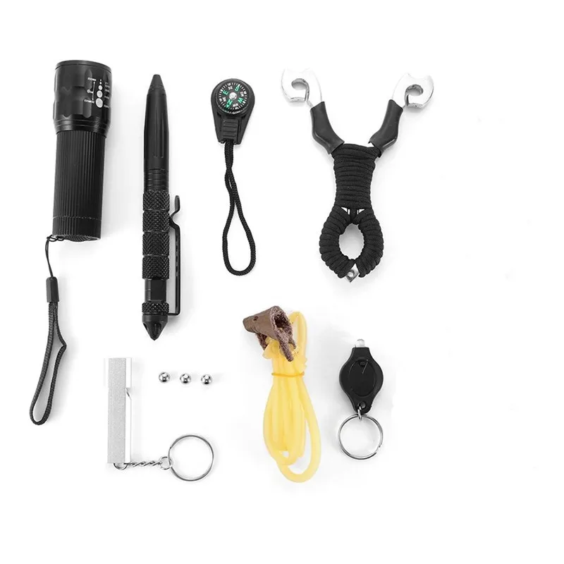 Multitool SOS Emergency Survival Equipment Kit Outdoor Sports Hiking