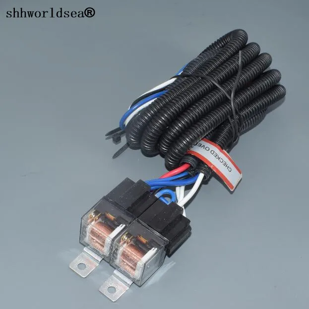 Shhworldsea H4/9003 усилитель фар кабельный провод соединитель реле патрон