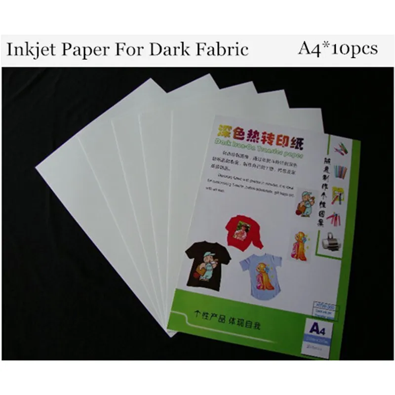 30pcs/lot) Iron-on Inkjet Heat Press Transfer Printing Paper For