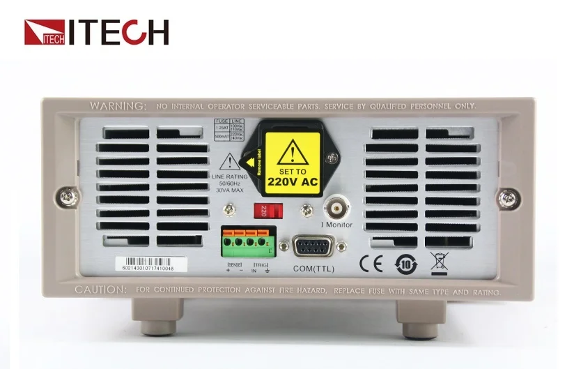 ITECH IT8512+ DC программируемая электронная нагрузка 120 В 30A 300 Вт 1mV 0.1mA