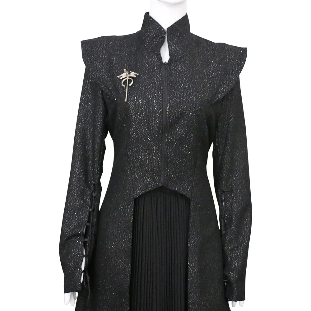 Free Shipping Daenerys Targaryen Costume Cosplay Halloween Dress Cosplay Game of Thrones Season 7 Costume Fancy Dress (21)