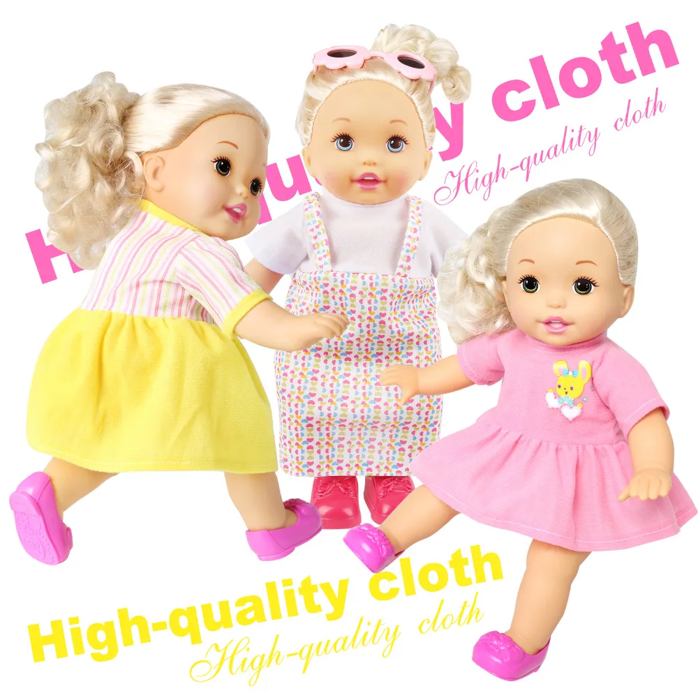12 шт., стильная одежда для кукол ручной работы, платье для 15 дюймовых кукол для девочек, повседневная одежда, аксессуары, игрушки для детей, подарок для девочек