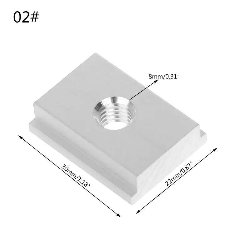 M6 M8 T-слот T-слайдер гайки для деревообрабатывающий инструмент слот крепежа Джиги прижимная пластина