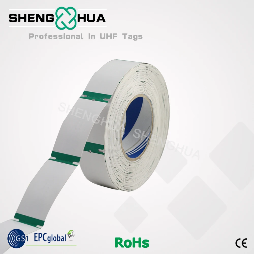 250 шт./лот EPC C1 G2 пустой UHF RFID Метка чековый принтер пассивный RFID метки рчид подвесная бирка Бумага билет 90*40*0,6 мм