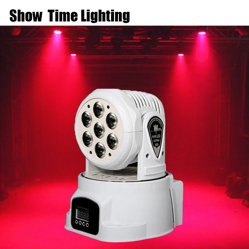 

High bright dj led mini moving head light 7pcs RGBW led Stage effect use for DJ Bar Club Disco Home entertain Wash background