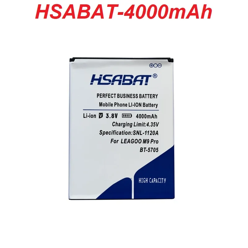 

HSABAT 100% Tested New High Quality 4000mAh BT-5705 Battery for LEAGOO M9 Pro In Stock