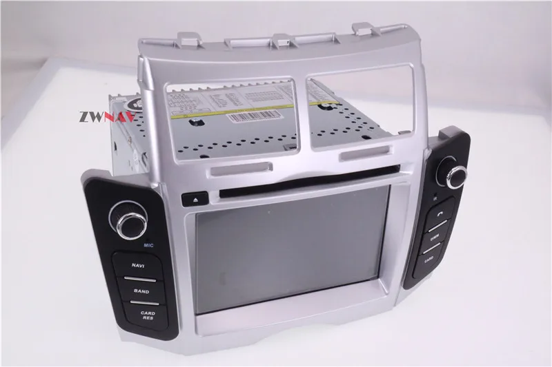 Perfect ZWNAV Android 9 Car Stereo Screen Radio For Toyota Yaris 2005-2011 Car DVD Player GPS Navigation Doble DIN Free Map 32