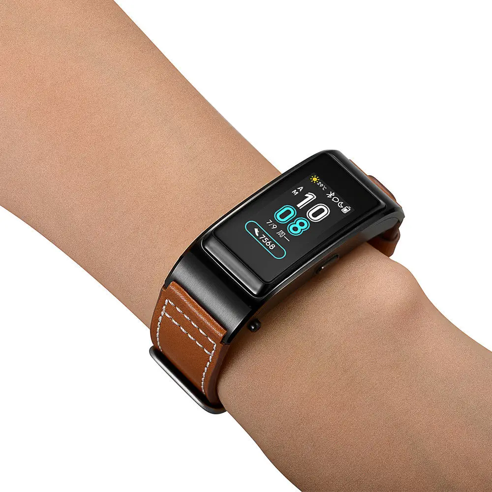 Ремешок из натуральной кожи для Huawei Talkband B5 сменный браслет мужчин и женщин