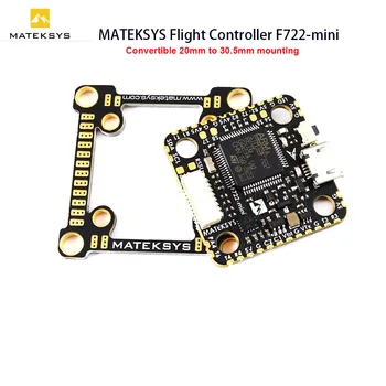 

Matek System F722-mini Flight Controller convertible 20mm to 30.5mm mounting 2~8S STM32F722 FC with OSD for FPV Racing Drone