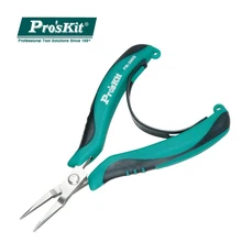Mini alicate de pesca pro'skit 100% original, alicate eletrônico com agulha de corte de aço, ferramenta de corte e alicate para pesca