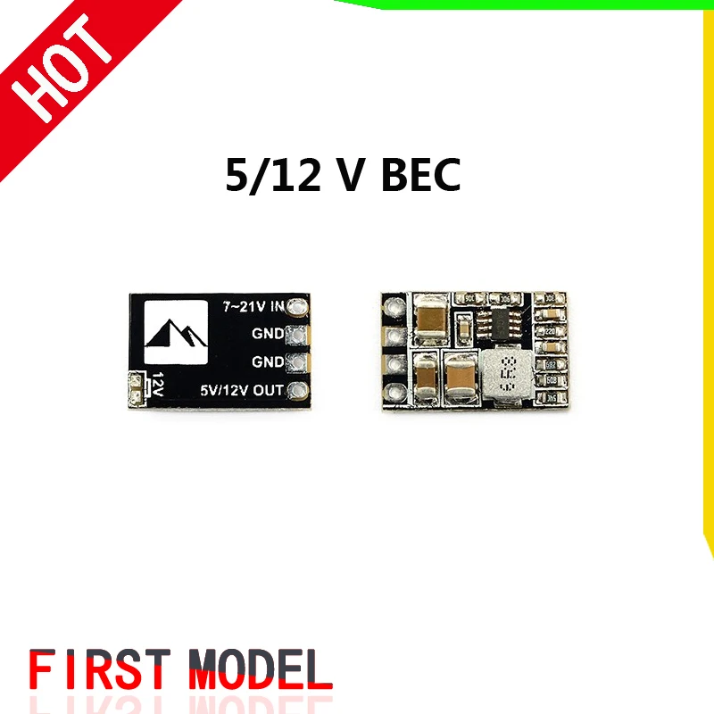 Легкий понижающий модуль Matek Micro BEC 5/12 в выход 2 5s литий полимерная батарея для