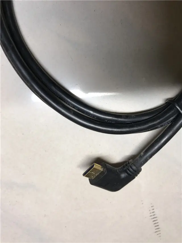 Для Hdmi to mini угол 90 ° кабель для Nikon D3400 D3300 D3200 D5300 D5600 D500 1 5 м| |