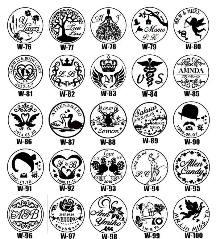 1 DIY customize double Name 2 initials personalized Letter stamp/Sealing Wax /wedding Wax Seal Stamp Custom invitations envelop